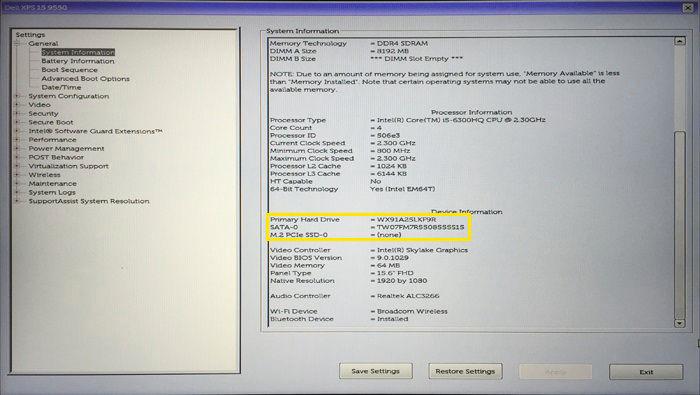 Nhận dạng ổ đĩa cứng trong Windows 7 1. Nhấp vào Bắt đầu Pa-nen Điều khiển Trình quản lý Thiết bị. Ổ đĩa cứng sẽ được liệt kê dưới mục Ổ đĩa cứng. 2. Mở rộng mục Các ổ đĩa cứng. Vào thiết lập BIOS 1.
