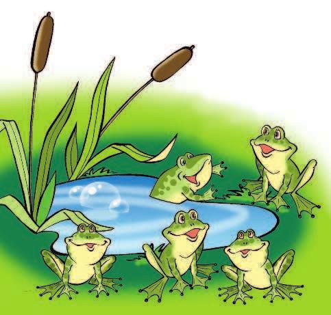 4 Àíãëèéñêèé ÿçûê Ðàññìîòðè ðèñóíîê. Ñîñ èòàé ëÿãóøàò. One frog, two frogs, three frogs, four frogs, five frogs. ÇÀÏÎÌÍÈ! Çàïîìíè íîâîå ñëîâî «LITTLE» «ìàëåíüêèé».