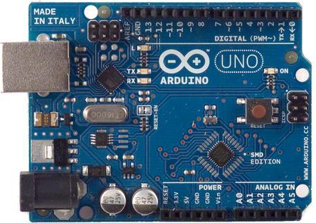 2.1.2 Uno "Uno" có nghĩa là một bằng tiếng Ý và được đặt tên để đánh dấu việc phát hành sắp tới của Arduino 1.0. Uno và phiên bản 1.0 sẽ là phiên bản tài liệu tham khảo của Arduino.