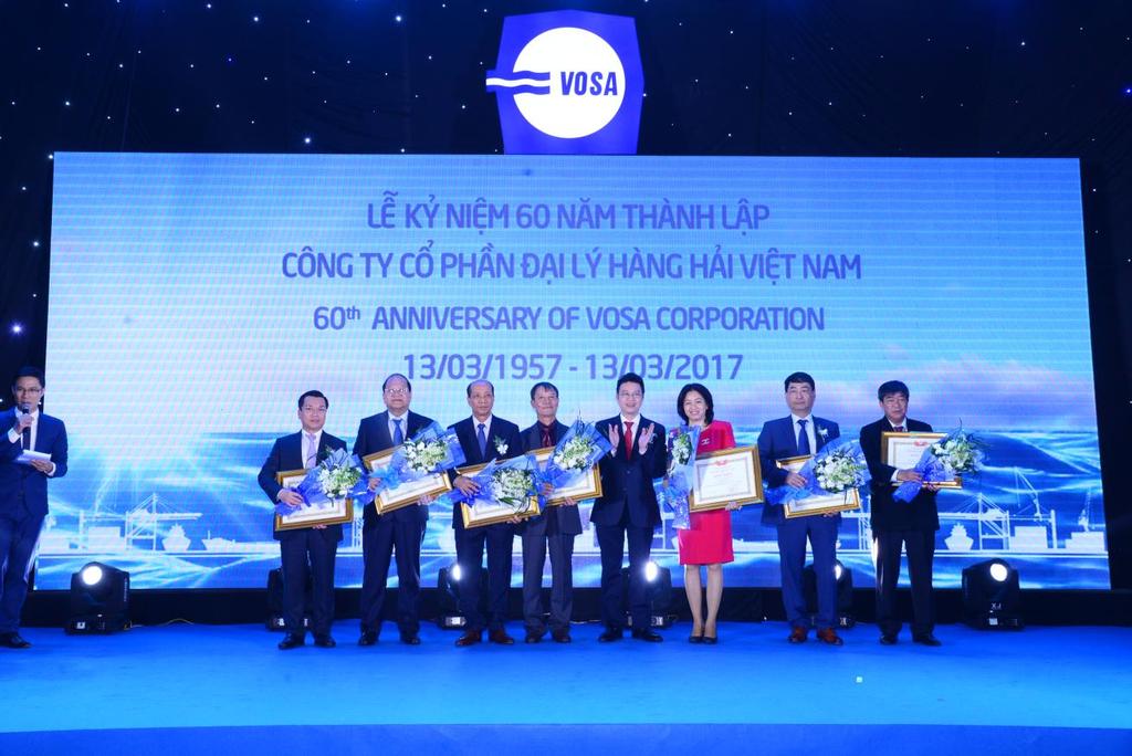 Lễ kỷ niệm có sự tham gia của các cấp lãnh đạo gồm Bộ Giao Thông Vận Tải, Tổng Công Ty Hàng Hải Việt Nam
