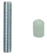 Electro - galvanized steel Threaded Rod/Plastic End Cap (Ty ren mạ điện /Bịt đầu ty ren) Standard (Tiêu chuẩn): J IS B 1051 Material (Vật liệu): +Electro - galvanized steel (Thép mạ điện) TTY +Hot -