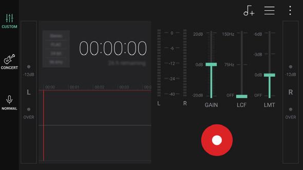 Audio recording features HD Audio Recorder overview You can configure the audio settings manually so that you can record audio based on the settings optimised for the selected mode.