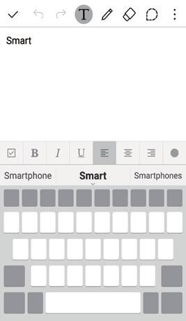 Entering text Using the Smart keyboard You can use the Smart keyboard to enter and edit