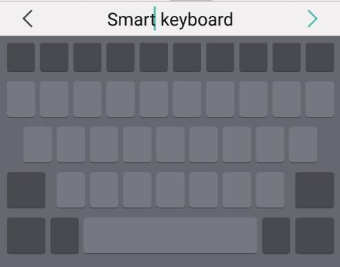 Moving the cursor With the Smart keyboard, you can move the cursor to the exact position