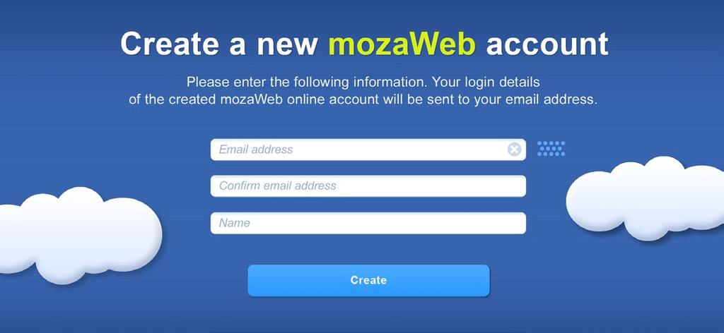 Nếu bạn đã có tài khoản mozaweb, hãy nhập tên người dùng và mật khẩu của bạn. Nếu bạn chưa có, hãy tạo tài khoản người dùng trực tuyến mozaweb của riêng bạn.