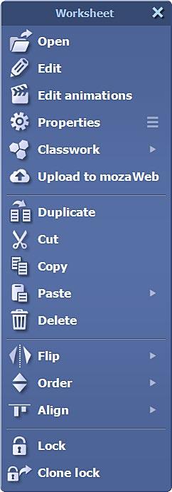 Bài tập về nhà Tải bảng tính lên mozaweb Bạn có thể tải lên các bài tập và bảng tính