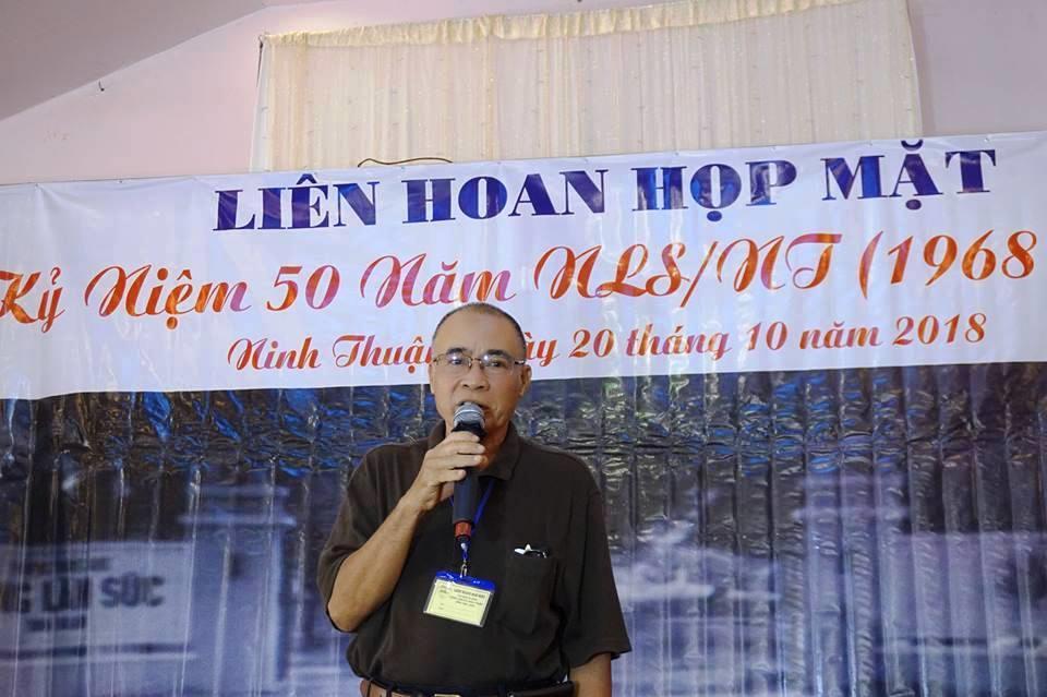 Đại Diện NLS Ninh Thuận anh Trần Văn Điển lên phát biểu tri ơn