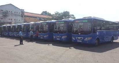Trụ sở đầu tiên của Công ty được đặt tại địa chỉ 131 Nguyễn Công ty được giao quản lý một số xe buýt và nhận nhiệm vụ vận tải hành khách công cộng bằng xe buýt phục vụ Công ty được đổi tên thành Công