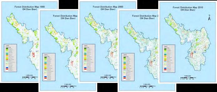 Ví dụ: Nghiên cứu trường hợp FRELs/FRLs ở tỉnh Điện Biên 1. Bản đồ phân bố rừng làm Số liệu hoạt động (AD).