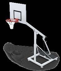 TRỤ BÓNG RỔ DI ĐỘNG Trụ bóng rổ đường phố S14630 - Trụ bóng rổ đường phố, có thể xếp gọn khi không