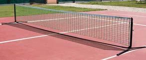 Mini tennis Mini tennis khung nhôm, sơn tĩnh điện màu đỏ. Không giao kèm lưới. S25380 Khung nhôm dài 3m. S25381 Khung nhôm dài 4m.