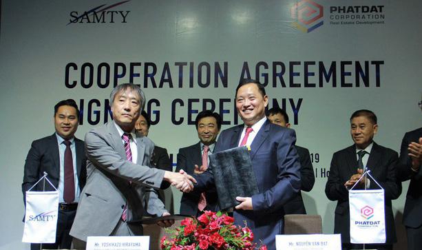 HỢP TÁC ĐẦU TƯ Ngày 16/5/219, Công ty Cổ phần Phát triển Bất Động Sản Phát Đạt đã ký kết thành công thỏa thuận hợp tác đầu tư với Samty Asia