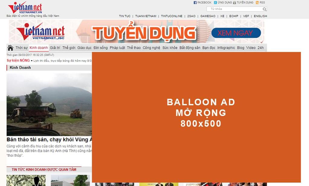 Demo banner Balloon Ad - Ban