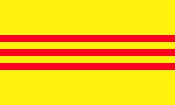 bang California cờ Việt Nam