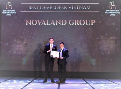 Novaland vinh dự được xướng tên hạng mục Best Developer Vietnam 2019 (Nhà phát triển dự án bất động sản tốt nhất Việt Nam 2019). Bên cạnh đó, dự án The Grand Manhattan (Q.1, TP.