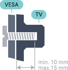 2 VESA MIS-F 400x200, M6 Thiết lập Chuẩn bị Tìm hiểu về an toàn Trước tiên, hãy tháo 4 nắp ốc vít nhựa ra khỏi ra khỏi ống lót có ren ở mặt sau TV.