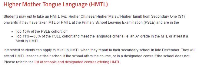 Will pupils be allowed to take HTL in secondary school even if she does not take HTL at