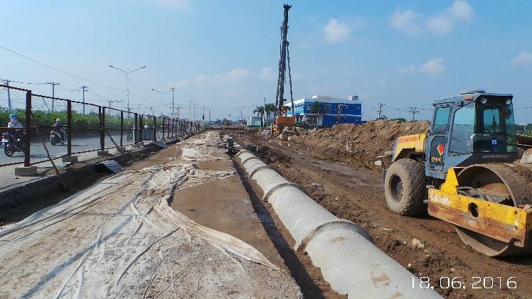 Mảng xây dựng Dự án Xa lộ Hà Nội: Công ty cơ bản đã hoàn thành thi công và đang trong giai đoạn nghiệm thu phần phần đường chính đoạn từ Cầu Sài Gòn đến Nút giao Đại học Quốc gia và đường song hành