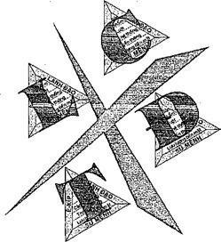 Tam giác C-Đ không chỉ áp dụng cho nhóm C và Đ trong Kim tứ đồ. Nhìn vào Kim tứ đồ dưới dây, bạn sẽ thấy có một Tam giác C-Đ dưới mỗi nhóm.