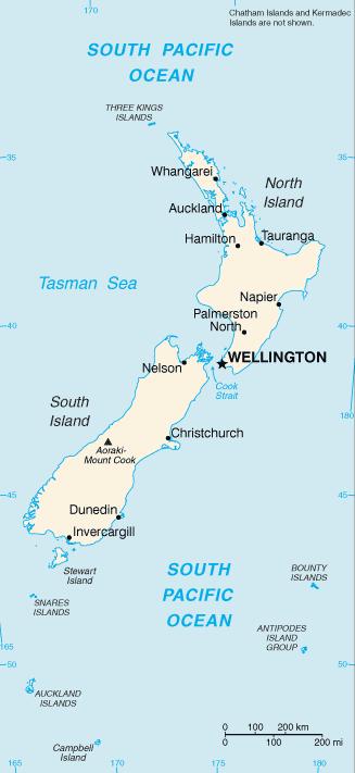 I. GIỚI THIỆU CHUNG 1. Các thông tin cơ bản Tên nước Thủ đô Quốc khánh Diện tích NIU DI-LÂN (New Zealand) Wellington 06/02/1840 (Ngày ký Hiệp định Waitangi) 270.534 km2 Dân số 4.474.