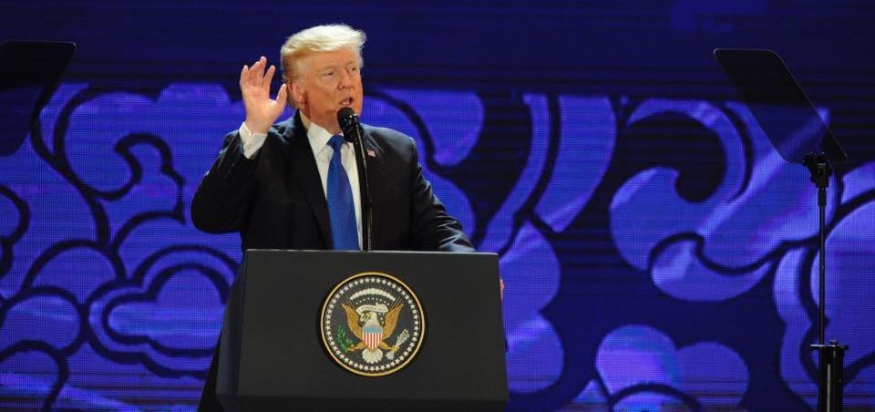 Tổng thống Trump nói về Hai Bà Trưng và tinh thần độc lập Ngày 10/11/2017 nhằm ngày 22-9 âl năm Đinh Dậu, tại diễn đàn hội nghị thượng đỉnh APEC Đà Nẵng, tổng thống Trump nêu lên sự cố lịch sử giành