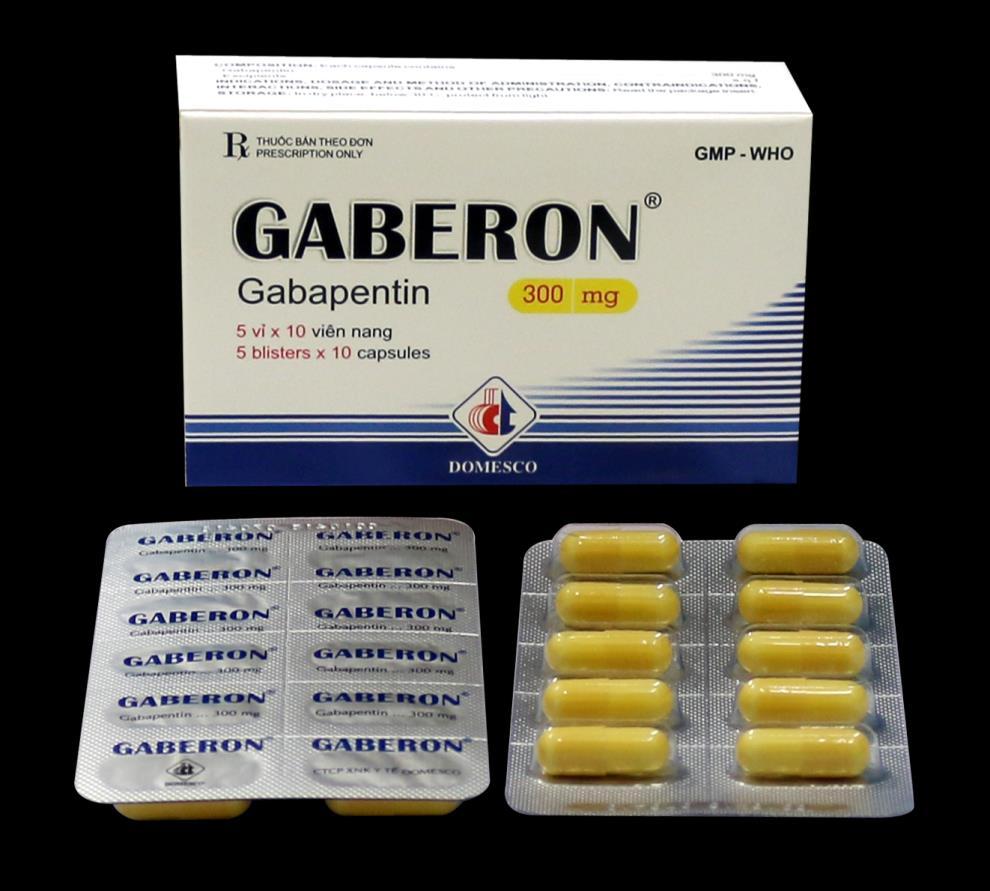 GABERON Thành phần: - Gabapentin.