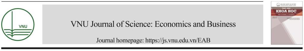 VNU Journal of Science: Economics and Business, Vol. 37, No. 1 (2021) 1-8 Original Article Orientation to Sustainable and Climate Adapted Agriculture with Advanced Technology in Industry 4.