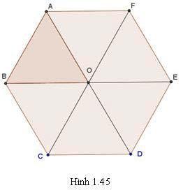 Ví dụ 3. Ch lục giác đều ABCDEF, O là tâm đường tròn ngại tiếp của nó (h..45).