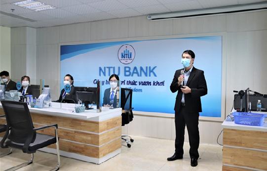 Với hệ thống xử lý do Viet Victory - một trong nhưng nhà cung cấp dịch vụ này hàng đầu ở Việt Nam cung cấp, NTU Bank mô phỏng nghiệp vụ giao dịch giống như thực tế từ nghiệp vụ tư vấn trong quá trình