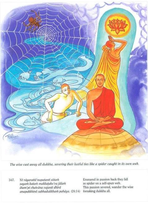The Story of Theri Khema Dhammapada, Verse 347 While residing at the Veluvana monastery, the Buddha uttered Verse (347) of this book, with reference to Queen Khema.