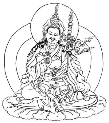 Tranh hoạ đức Liên Hoa Sanh Padmasambhava được lưu trữ tại http://www.mahayana.it/index1.html?nyingma.html Guru Rinpoche có nghĩa giản dị là ʹĐạo Sư Tôn Quý.