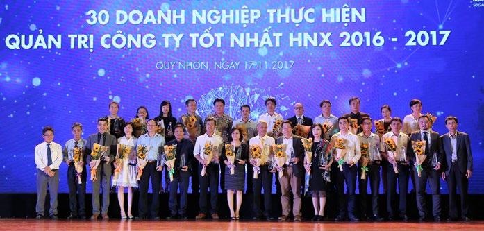 Tôn vinh 30 doanh nghiệp thực hiện quản trị công ty tốt nhất Sở GDCK Hà Nội 2016-2017 (17.11.2017) Hình 1.
