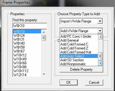 thép): 34000 T/m 2 => Từ đây có thể đưa các mác thép theo TCXDVN vào trong phần mềm thông qua Fy và Fu. 2.3.3 Định nghĩa tiết diện Click vào menu Define Frame Section.
