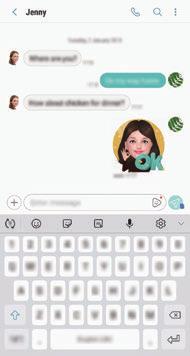 Ứng dụng và tính năng Chụp ảnh và quay video với Emoji của bạn Bạn có thể chụp ảnh và quay video với Emoji của bạn biết làm theo những biểu cảm của bạn.