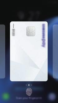 Ứng dụng và tính năng Thực hiện thanh toán 1 Chạm và giữ ảnh của thẻ ở cuối màn hình và kéo lên phía trên.