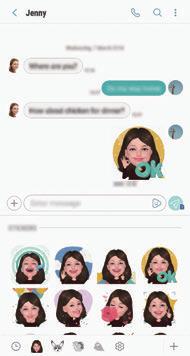 Ứng dụng và tính năng Gửi sticker Emoji của bạn Bạn có thể nhập các sticker Emoji của bạn mà nhìn giống bạn qua tin nhắn.