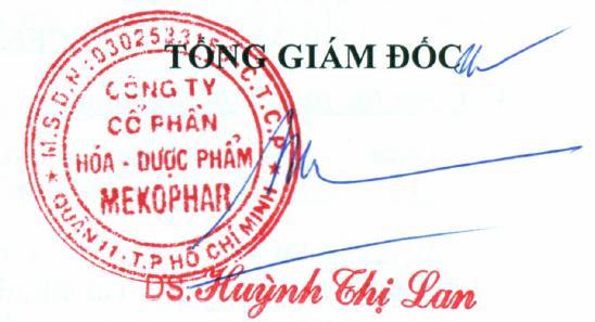 5. Công tác phát triển Thị trường: - Công ty xác định cần phát triển chuỗi nhà thuốc tại thành phố Hồ Chí Minh để tăng thị trường nội địa.