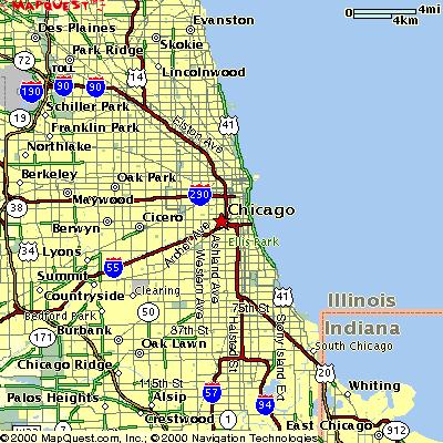 III. Chicago: là thành phố nằm bên cạnh hồ Michigan, nên 3 phía Ðông-Bắc, Ðông và Ðông-Nam đều có Thủy, còn những phía khác địa hình tương đối bằng phẳng.