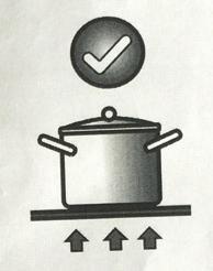 - Nếu đèn báo hiệu mức công suất nhấp nháy thì chứng tỏ dụng cụ nấu không tương thích và bếp nấu sẽ không hoạt động.