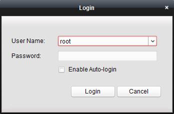 Sau đó, bạn có thể đăng nhập vào phần mềm bằng tài khoản siêu cấp. Chú ý: Tên người dùng không thể chứa các ký tự sau: / \ : *? < > Mật khẩu không thể để trống và độ dài mật khẩu không dưới sáu ký tự.