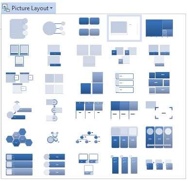 Microsoft Word 2013 cung cấp thư việc các Layout chuẩn cho không những trình bày mà còn có thể mô tả hình ảnh rất sinh động với