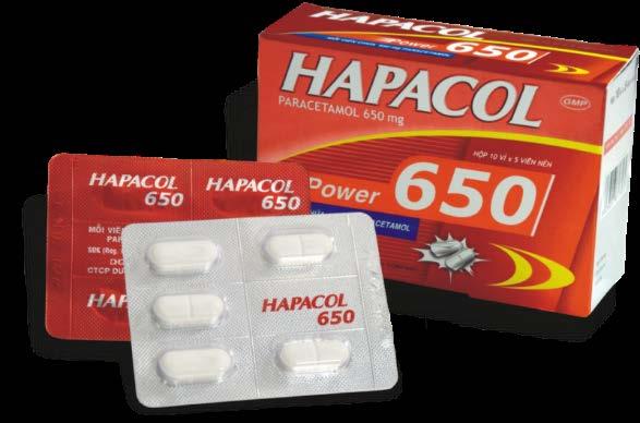 So với các sản phẩm nội khác, lợi thế của Hapacol là độ phủ sóng thương hiệu cao hơn, đặc biệt là Hapacol dành cho trẻ em nhờ số lượng mẫu mã đa dạng (khoảng 3 số đăng ký), thiết kế bao bì bắt mắt và