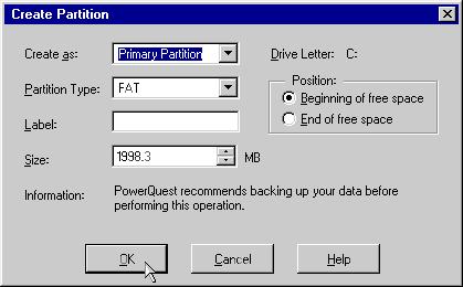 1. Gọi chương trình Partition Magic máy sẽ hiện lên cửa sổ chương trình: Trên cùng là Menu của chương trình, ngay phía dưới là ToolBar.