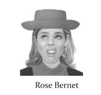Rose Bernet là diễn viên múa. Hãy quan sát cô ấy. Trông cô ấy đang lo lắng về điều gì. Điểm nổi bật của cô ấy là chiếc mũ nhung đỏ. Chúng ta sẽ tạo sự liên tưởng giữa tên cô ấy và những đặc điểm này.