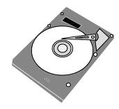 Ổ đĩa cứng Ổ đĩa cứng (xem Hình 3.1) là thiết bị lưu ngoài rất đặc trưng trong hầu hết các máy PC. Ổ đĩa cứng được gắn với hộp máy chính từ bên trong nhưng có thể tháo ổ đĩa cứng ra khỏi máy tính.