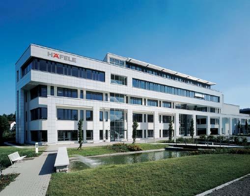Häfele từ 1923 Trụ sở chính của Häfele tọa lạc tại Nagold, miền Nam nước Đức với 100% vốn tư nhân.