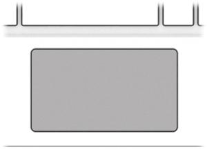 Phía trên cùng TouchPad Linh kiện TouchPad Mô tả Di chuyển con trỏ trên màn hình và chọn