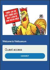 Kiểm tra kết quả Giao diện khi yêu cầu kết nối đến SSID Viettuans.vn Guest Access click vào nút Connect trình duyệt web hiển thị trang web: viettuans.