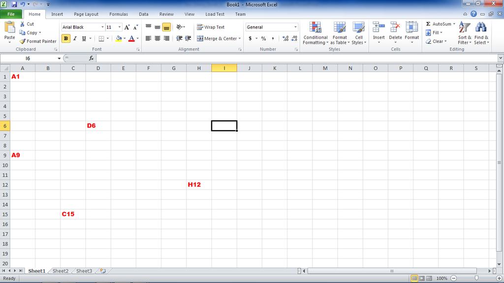 MS Excel: Tổng quan Thanh công thức (formular) Ribbon (Home) Thanh tiêu đề Các dòng của bảng tính Vùng làm việc của bảng