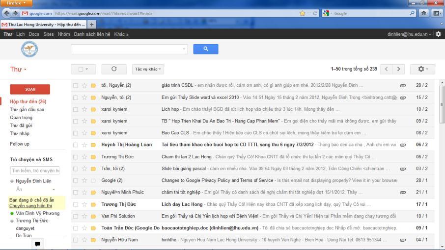 Google Mail Dịch